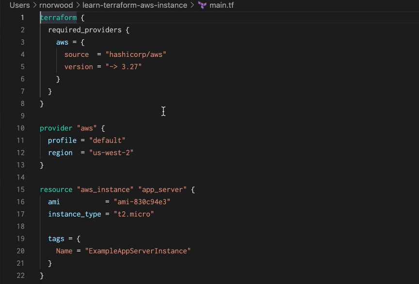 Complete Configuration Terraform