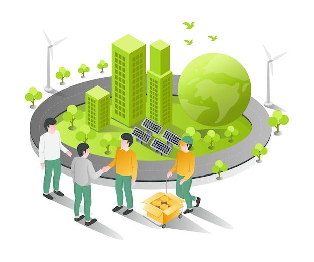 image representing green data centers